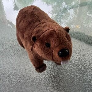 Beaver Plush Adventure Planet Retired Woodland Stuffed Animal Collectible